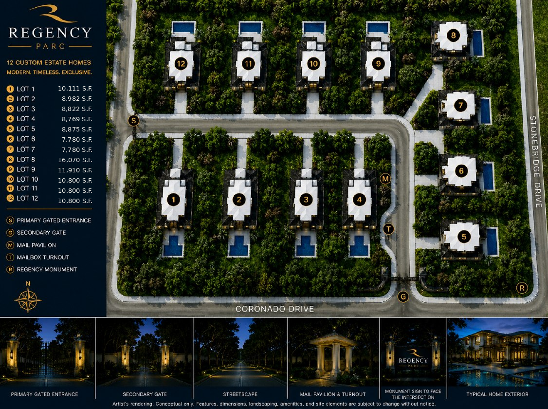 Regency Parc full community site plan
